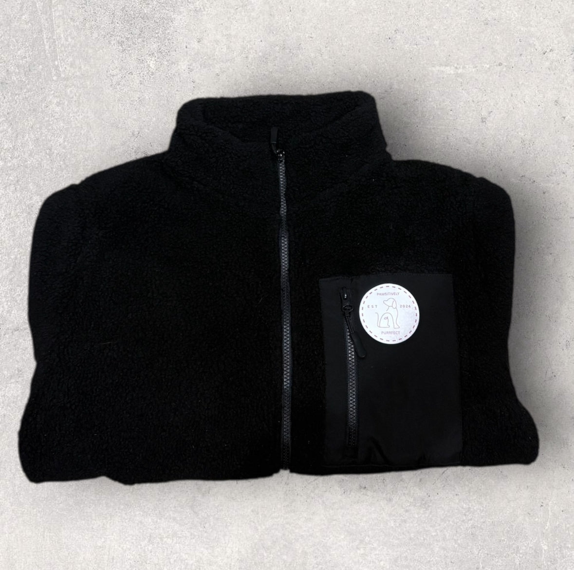 Unisex Workwear Borg Fleece Zipped Jacket