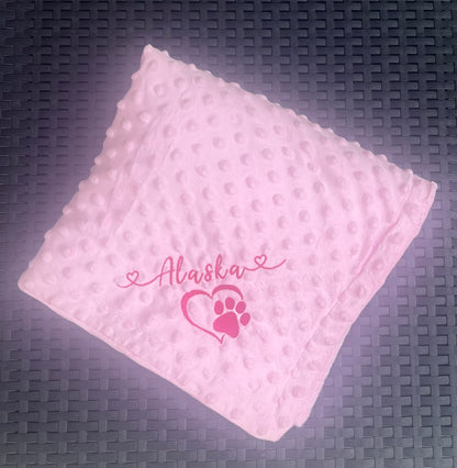 Personalised Pet Blankets - Waffle Style - Pawsitively Purrfect