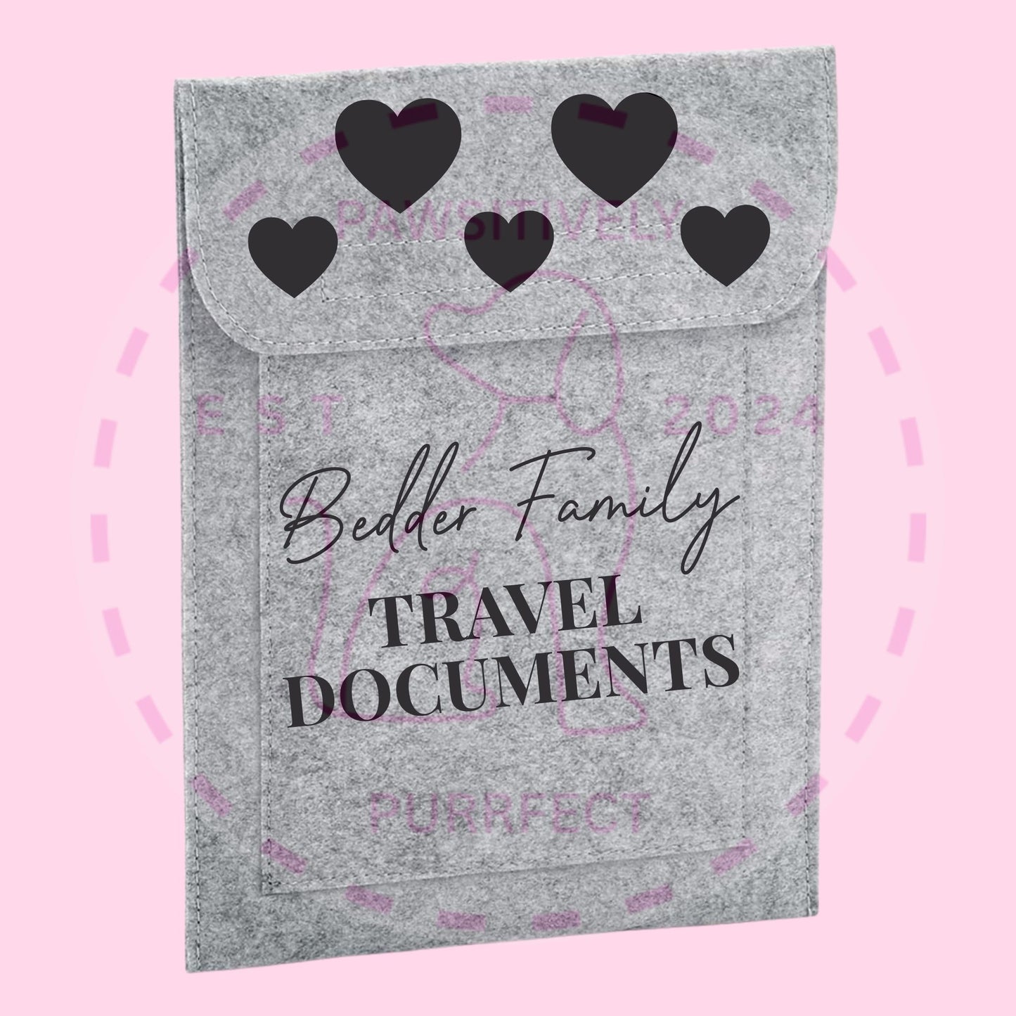 Personalised Travel Document Wallet