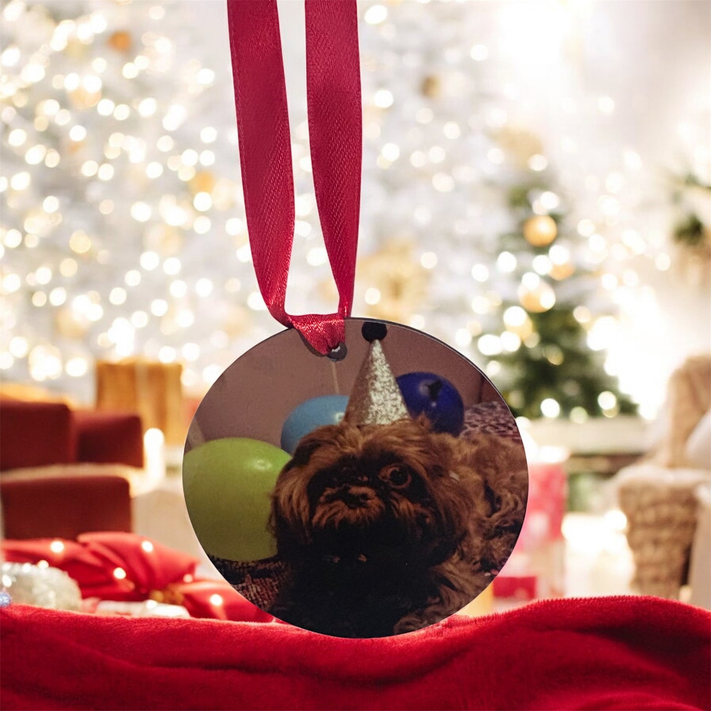 Personalised Christmas Pet Bauble Ornament