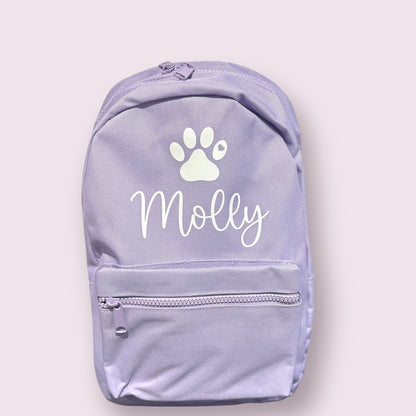 Personalised Pet Mini Backpacks