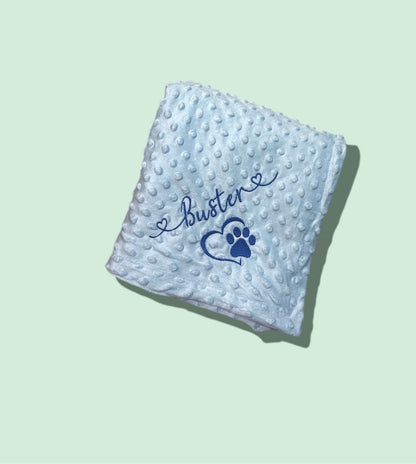 Embroidered Personalised Pet Blankets | Personalised Pet Gifts