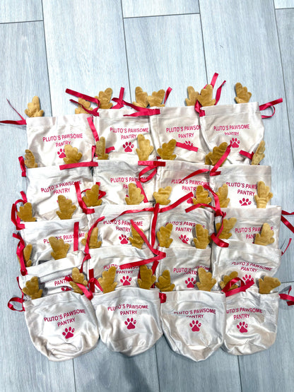 Personalised Christmas Reindeer Drawstring Bag | Perfect For Pets, Kids, Businesses