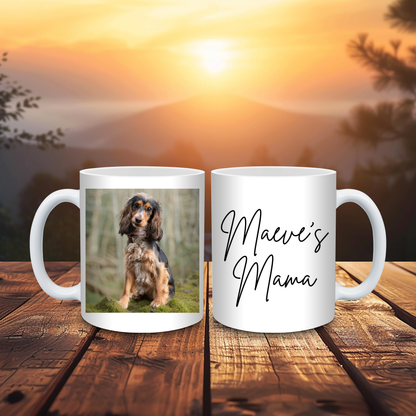 Personalised Pet Design Mug 11oz | Coaster | Mug 11oz & Coaster | Pet Gifts For Humans |