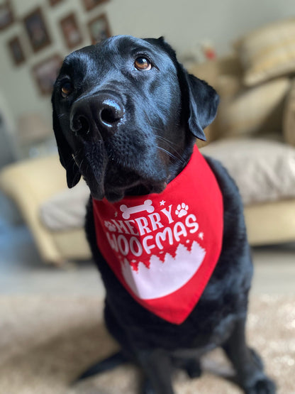 Christmas Pet Bandana - One Size - Choose Design