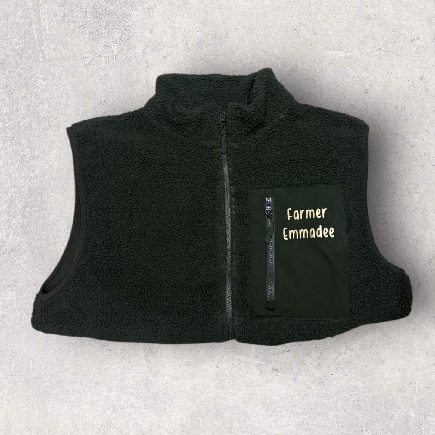 Unisex Workwear Borg Fleece Zipped Gillet