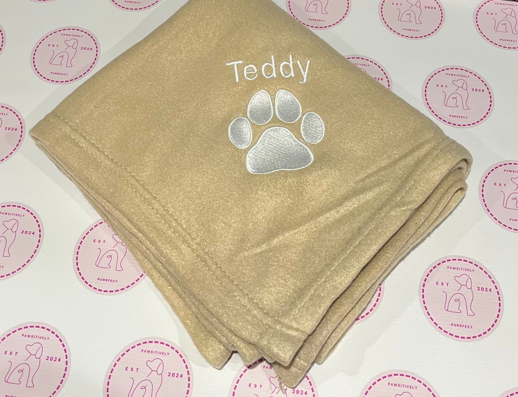 Personalised Pet Blankets - Pawsitively Purrfect