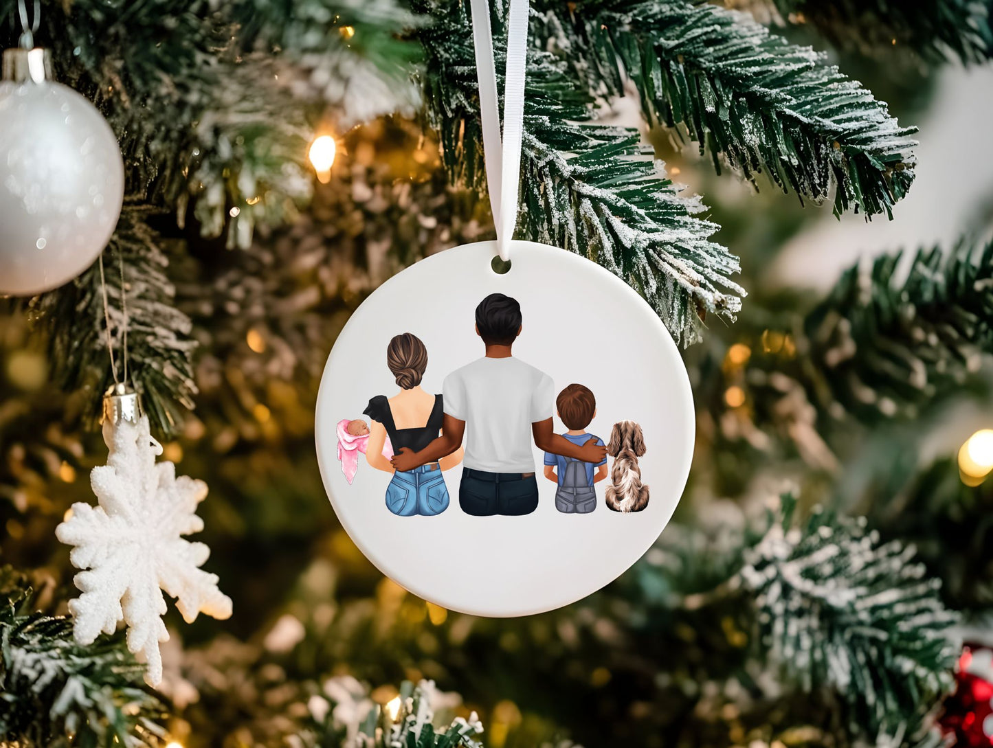 Personalised Christmas Pet Bauble Ornament