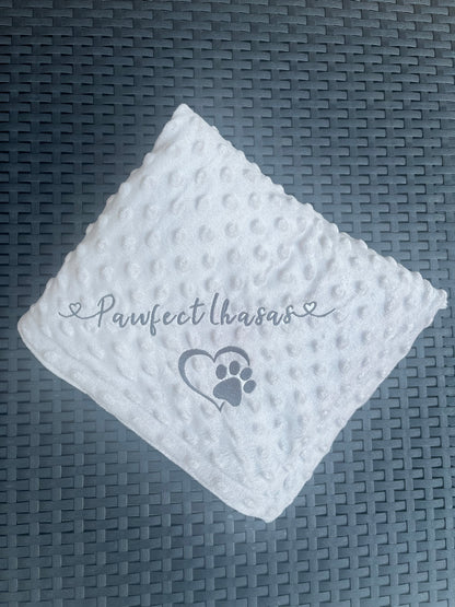 Personalised Pet Blankets - Waffle Style - Pawsitively Purrfect