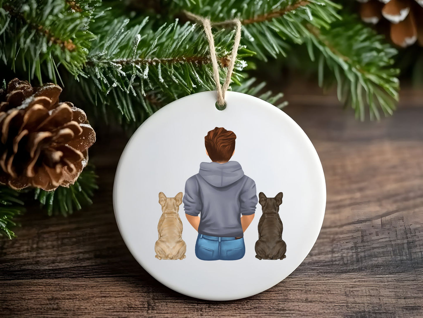 Personalised Christmas Pet Bauble Ornament
