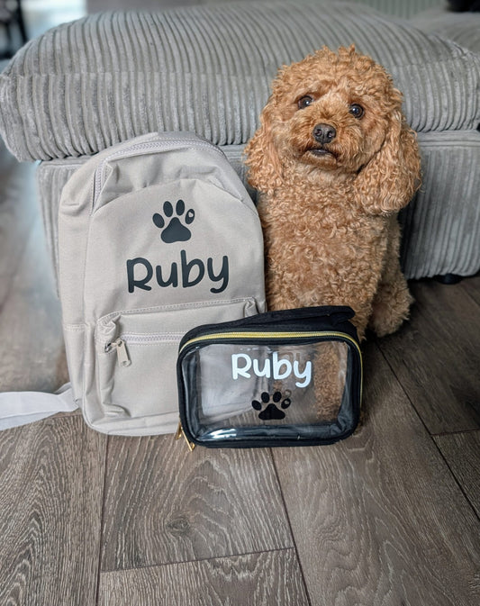 Personalised Pet Mini Backpacks
