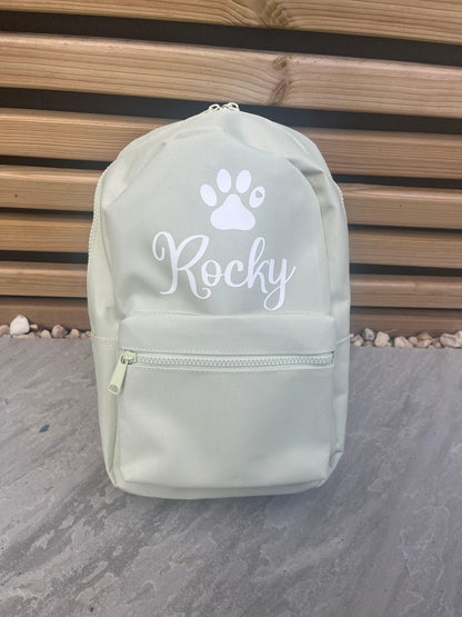 Personalised Mini Backpacks - Pawsitively Purrfect