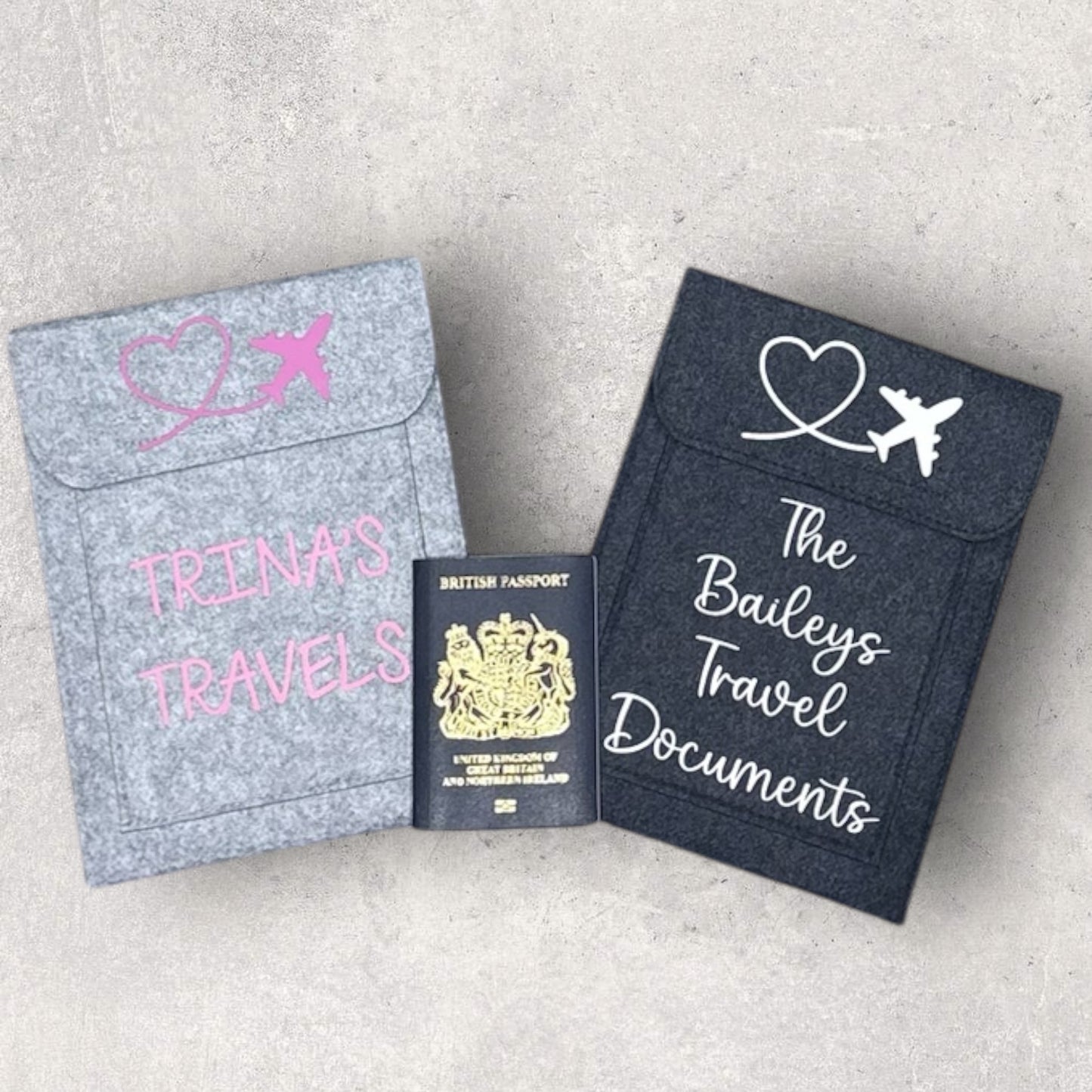 Personalised Travel Document Wallet