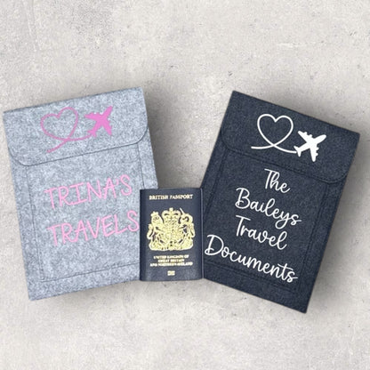 Personalised Travel Document Wallet