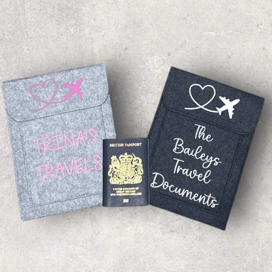 Personalised Travel Document Wallet