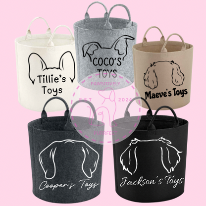 Personalised Toy Bag - Pawsitively Purrfect