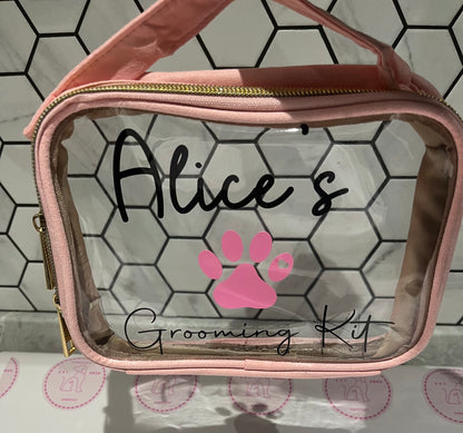 Personalised Vanity/Travel Bags - Pawsitively Purrfect