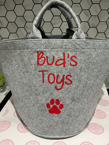 Personalised Toy Bag - Pawsitively Purrfect
