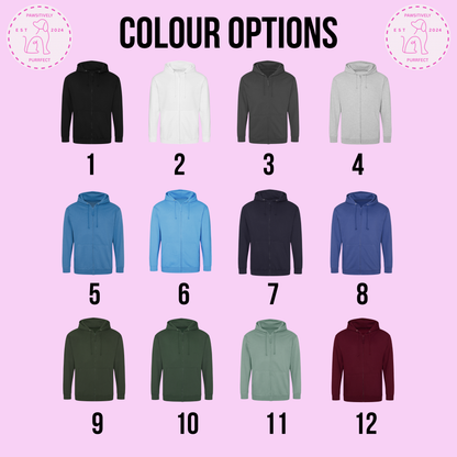 Pet Professionals Business Workwear Uniforms| Zipped Hoodie