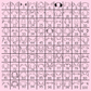 Grid of 100 dog ear designs on a pink background
