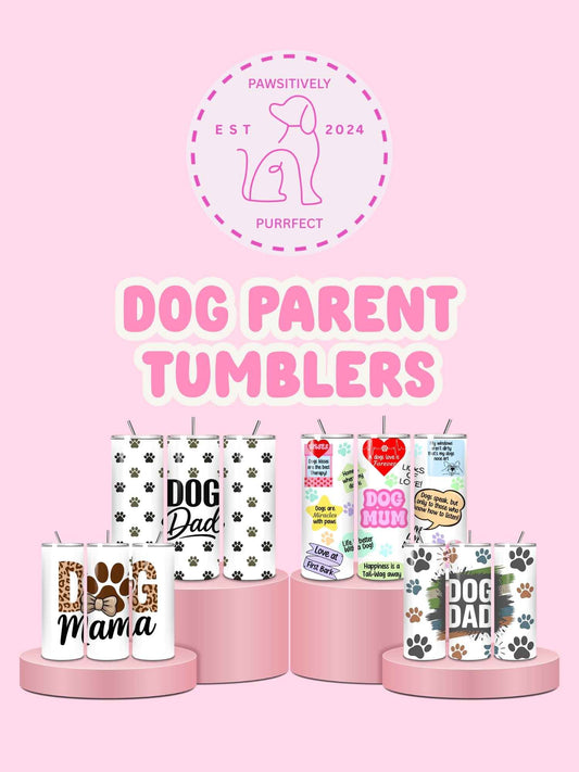 Dog Parent Themed Thermal Stainless Steel Tumbler 20oz - Dogs | Choose Design