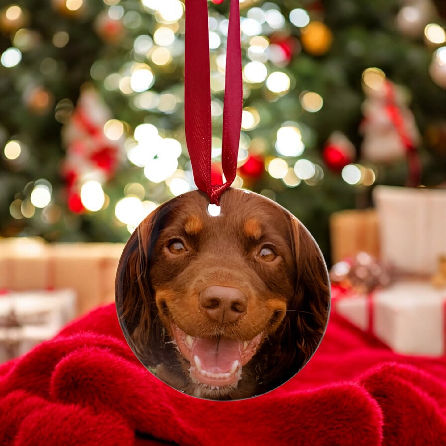 Personalised Christmas Pet Bauble Ornament
