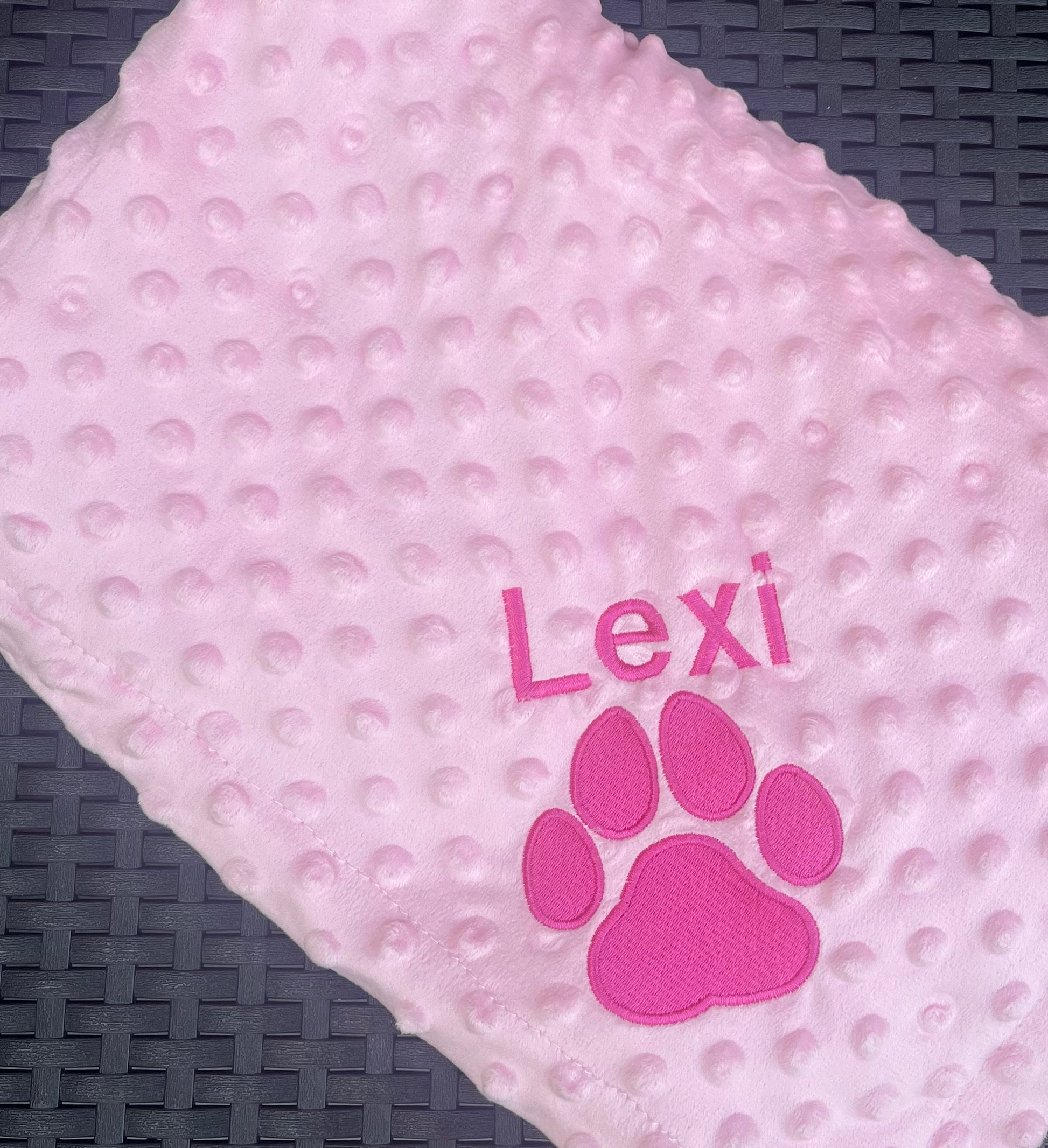 Personalised Pet Blankets - Waffle Style - Pawsitively Purrfect