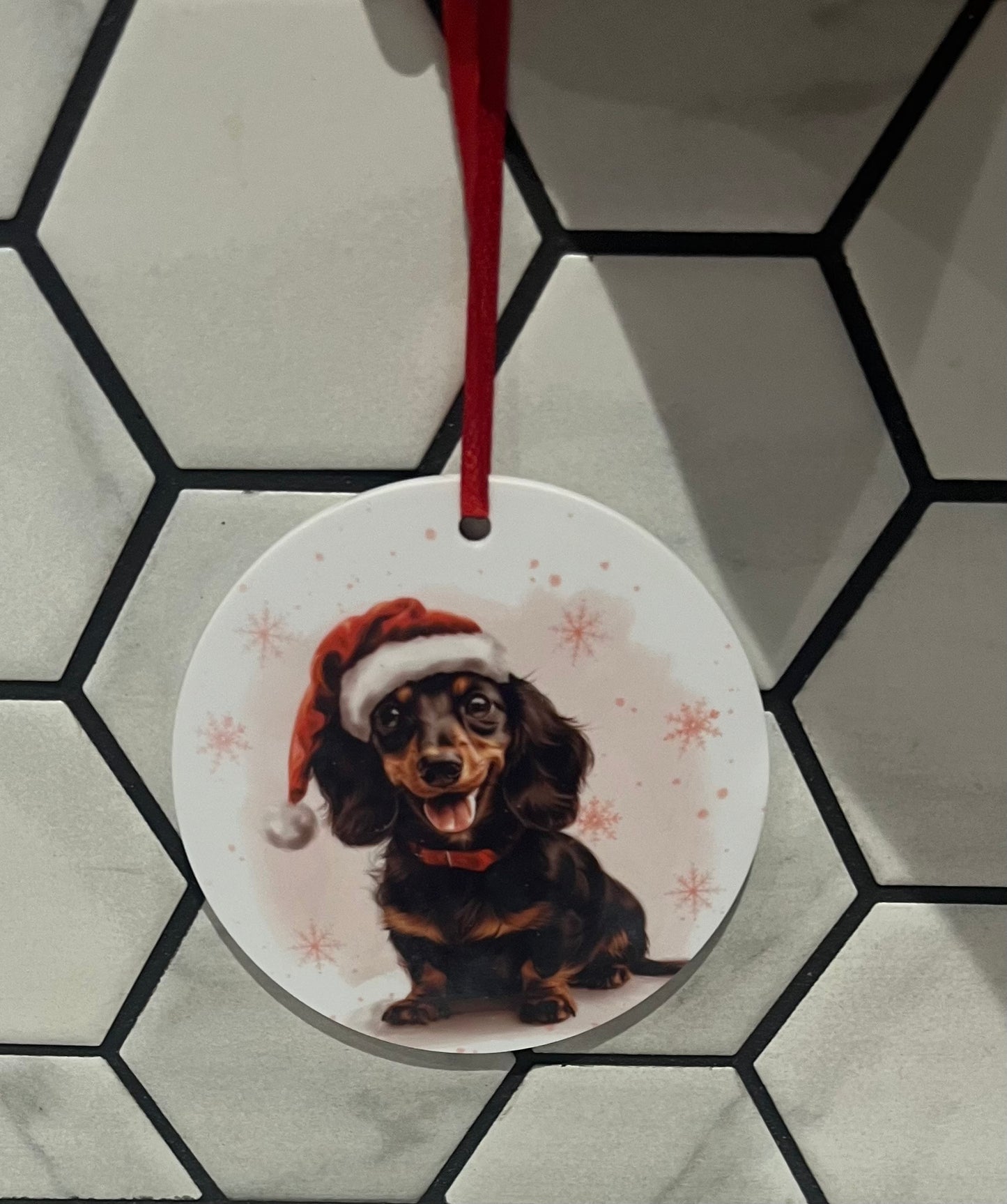 Christmas Pet Bauble Ornament - Pawsitively Purrfect