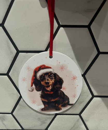 Christmas Pet Bauble Ornament - Pawsitively Purrfect