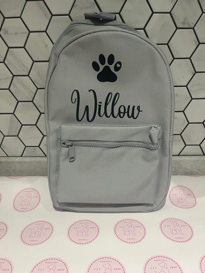 Personalised Mini Backpacks - Pawsitively Purrfect