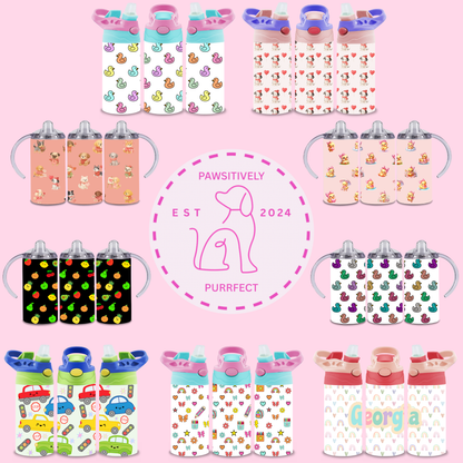 Personalised Themed Thermal Stainless Steel Tumbler 12oz | Gifts For Kids |