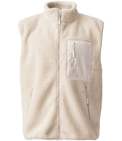 Unisex Workwear Borg Fleece Zipped Gillet