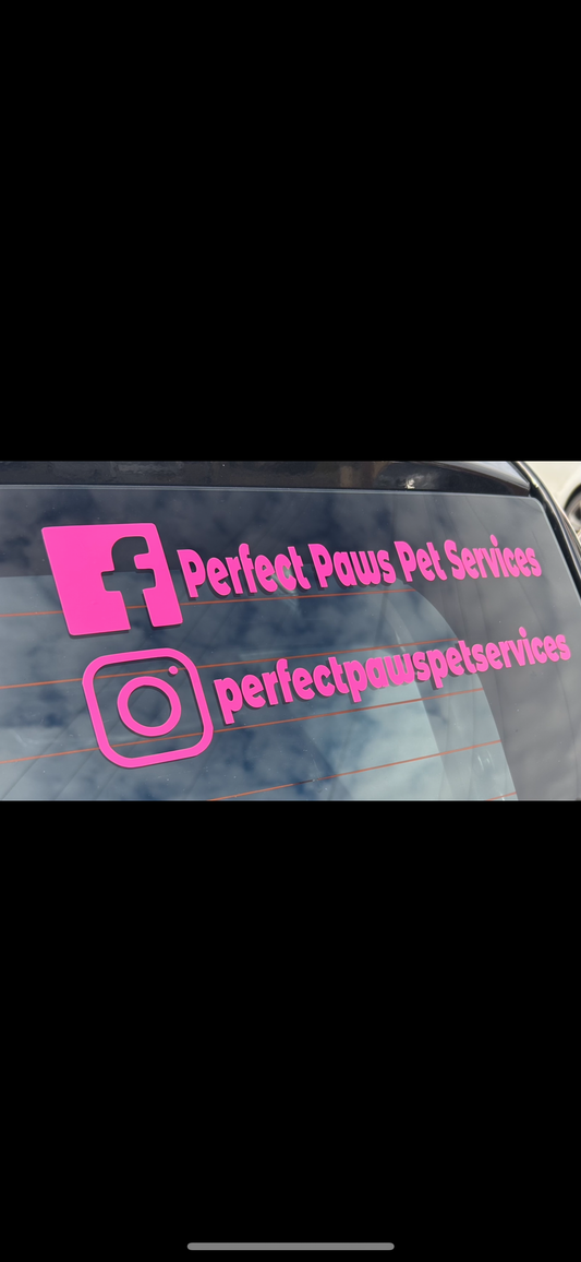 Personalised Car Window Vinyl | Great For Businesses