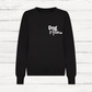 Black women's sweatshirt with Dog Mum design