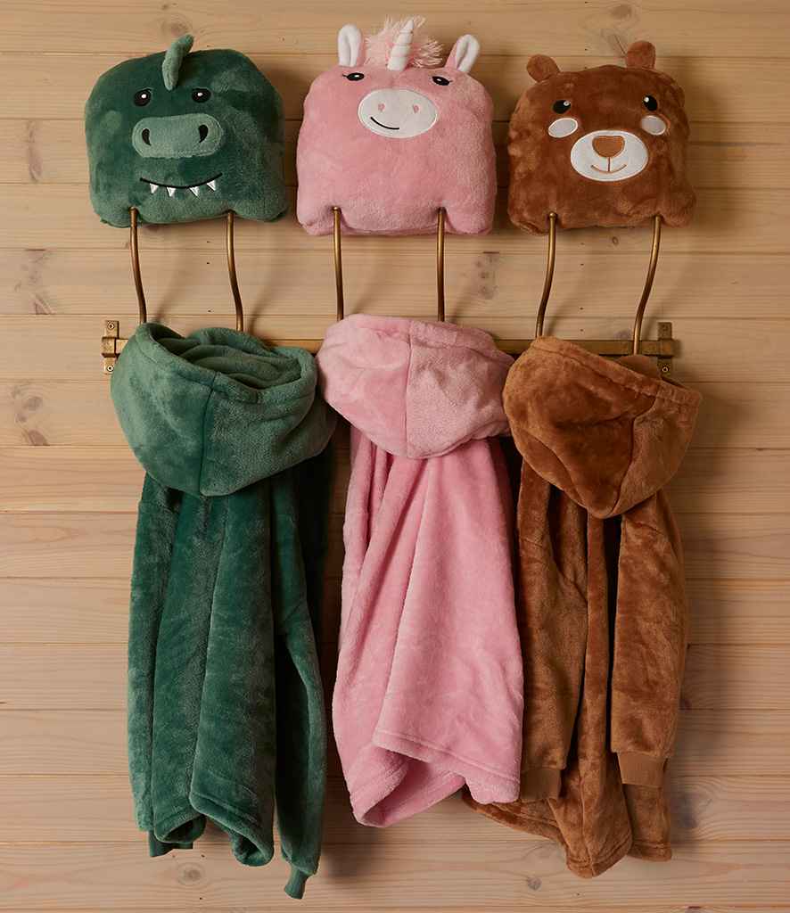 Personalised animal hooded blanket for children