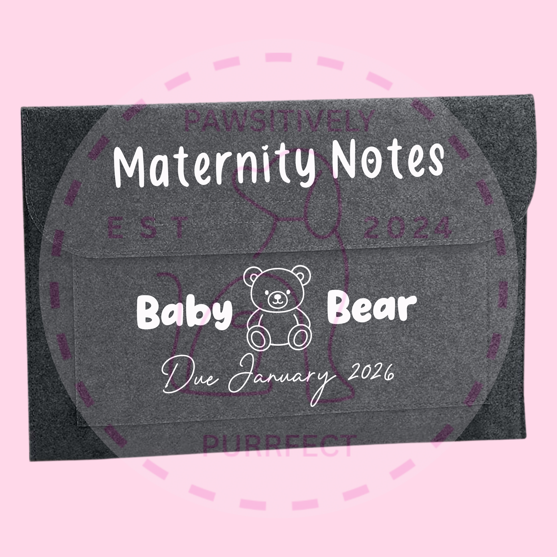Personalised child document wallet suitable for laptops up to 15.6 inches