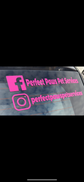 Our personalised car window vinyl decal