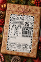 Personalised Christmas label stickers for gift wrapping