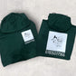 Our personalised pet business zipped hoodie with custom logo