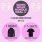 Personalised pet professionals business workwear bundle with hoodie and T-shirts